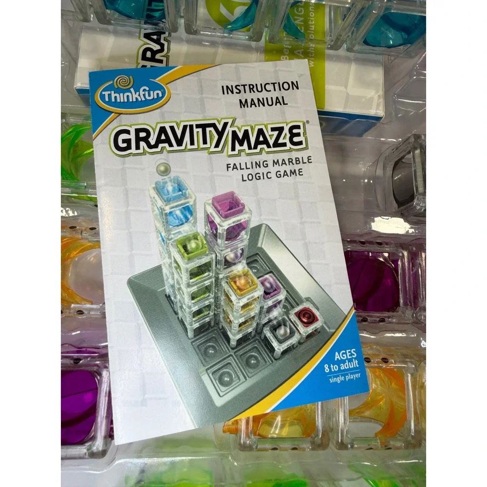 ThinkFun Gravity Maze Falling Marble Logic Game STEM Toy 60‎ Challenges